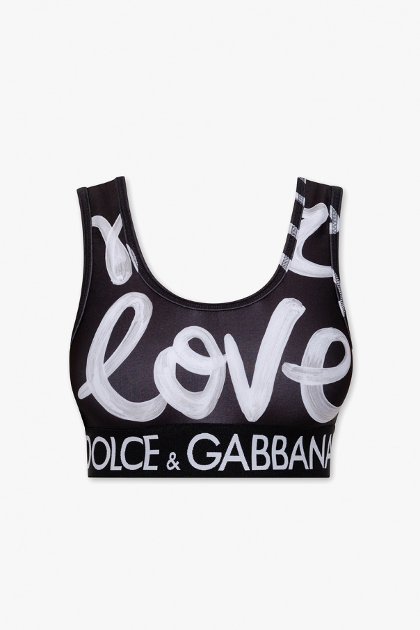 Dolce & Gabbana Crop top with logo