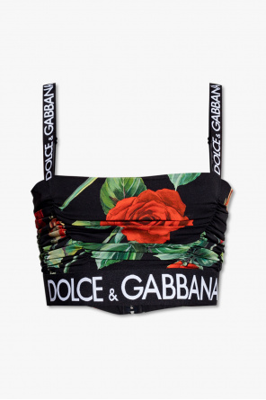 Dolce & Gabbana Kids Rucksack in Colour-Block-Optik Blau