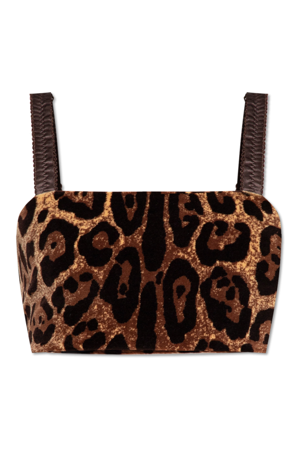 Dolce & Gabbana Tank top with animal motif