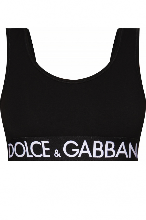 Dolce & Gabbana Cropped top with logo