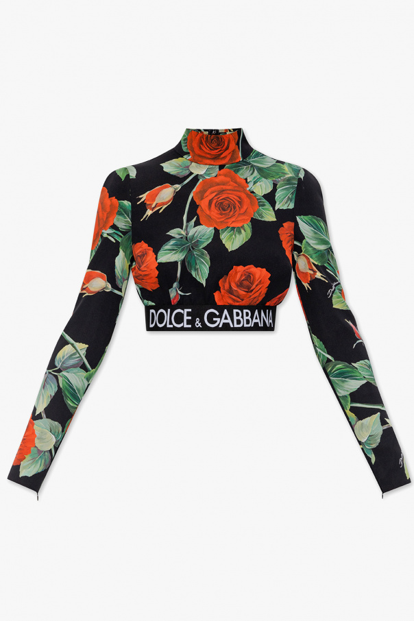 Dolce & Gabbana High neck crop top