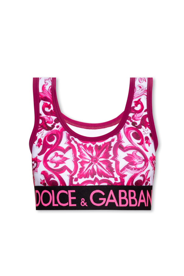 Dolce drawstring & Gabbana Dolce drawstring & Gabbana Teller-Set mit Blumen-Print Weiß