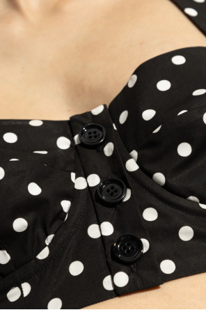 Dolce & Gabbana Polka dot pattern top.