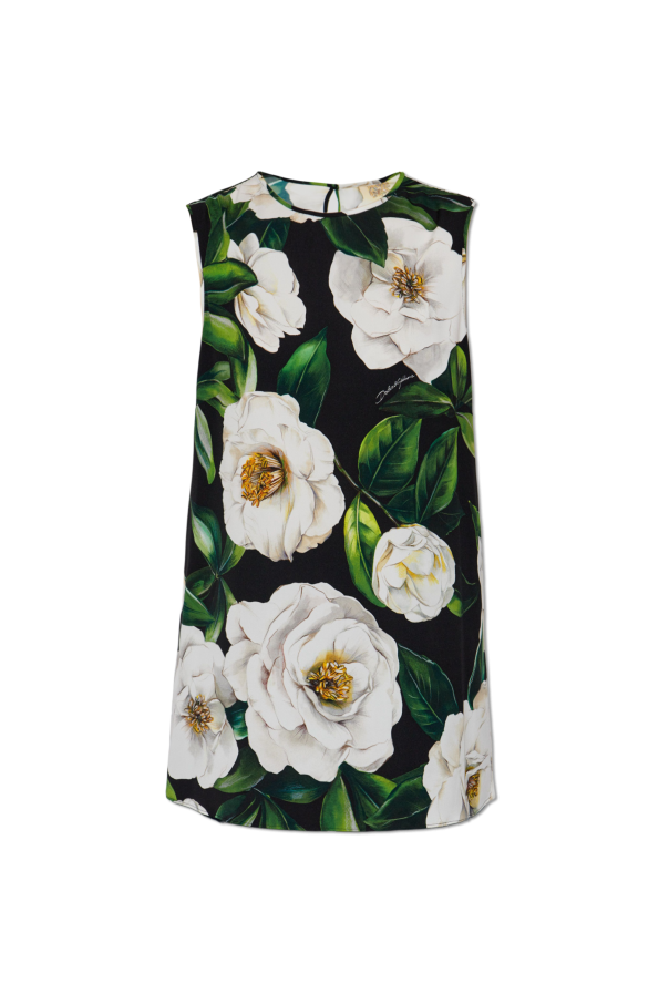 Top with floral motif od Dolce & Gabbana