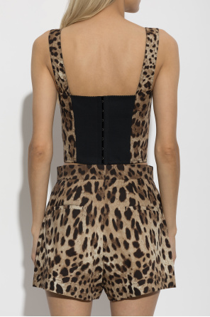 Dolce & Gabbana Animal print top