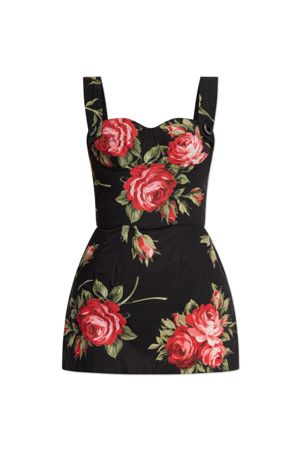 Top with a floral motif od Dolce & Gabbana