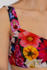 Dolce & Gabbana Krótki top z motywem kwiatowym