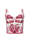 Dolce & Gabbana WHITE Printed tank top