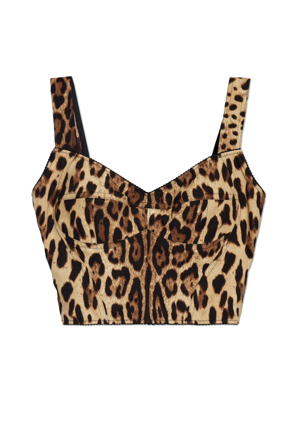 Top with animal motif od Dolce & Gabbana