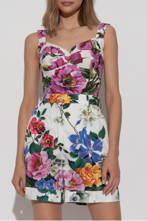 Dolce & Gabbana Top with floral pattern