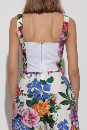 Dolce & Gabbana Top with floral pattern