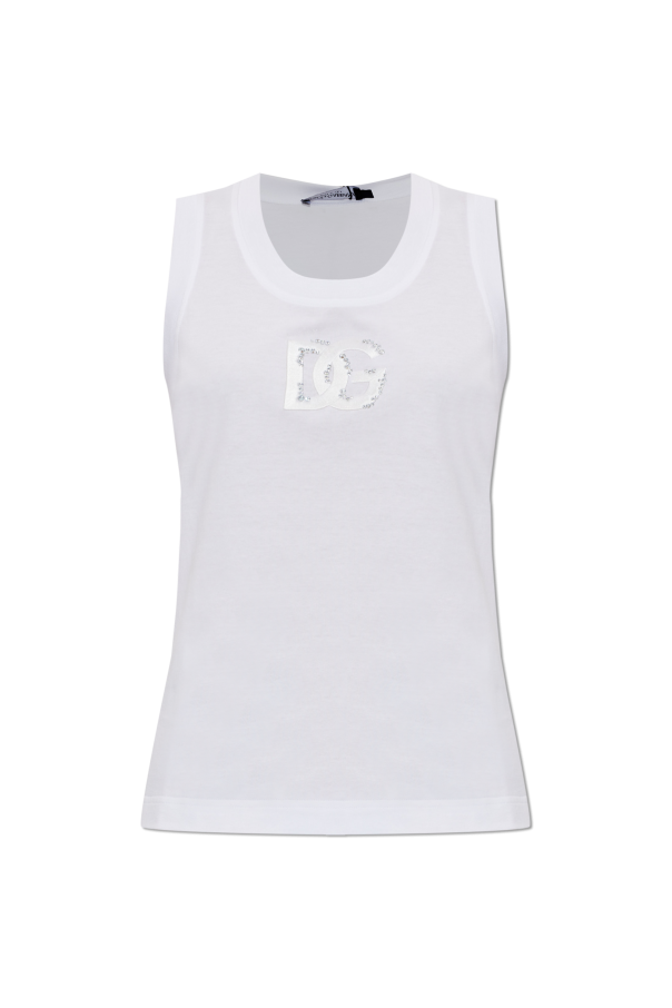 Top with a shimmering logo od Dolce & Gabbana