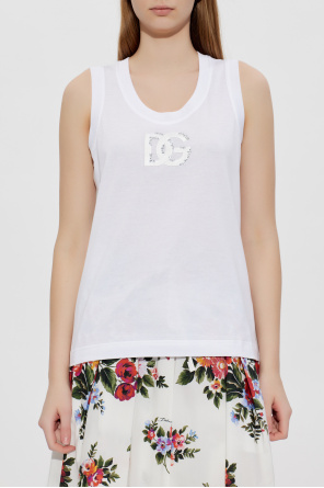 Dolce & Gabbana Top with a shimmering logo