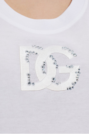 Dolce & Gabbana Top with a shimmering logo