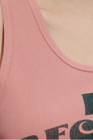 Dolce & Gabbana Ribbed top with print