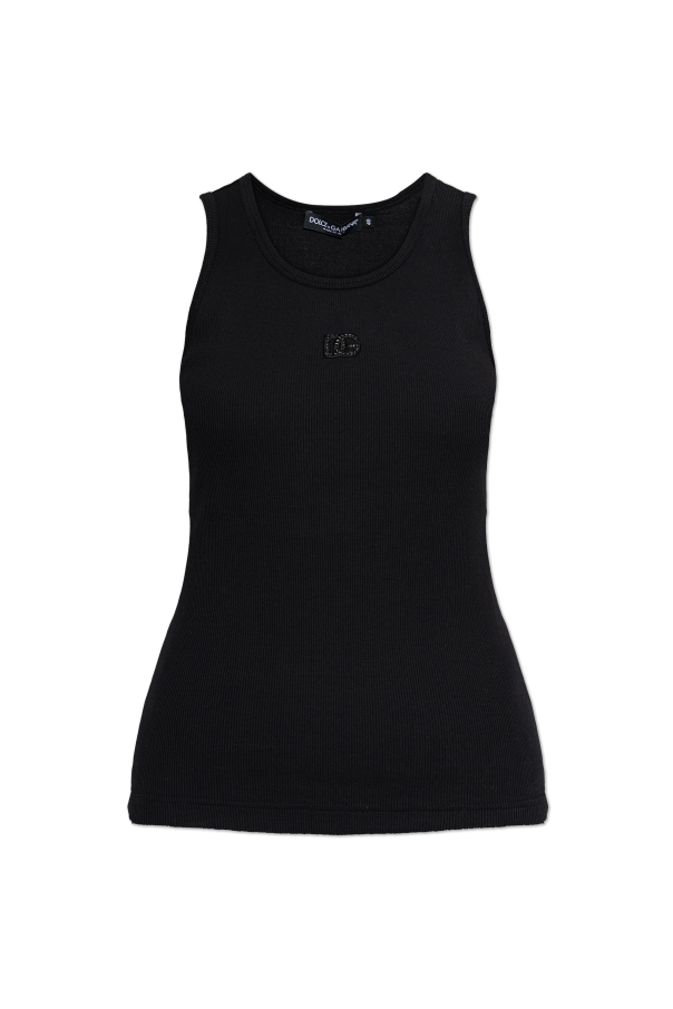 Dolce & Gabbana Top canelado de alças