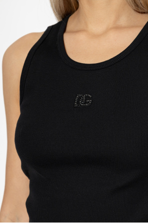 Dolce & Gabbana Top canelado de alças