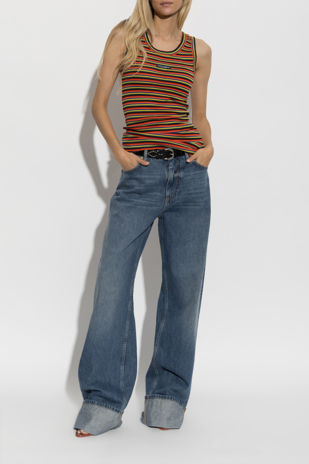 Dolce & Gabbana Top mit Streifenmuster