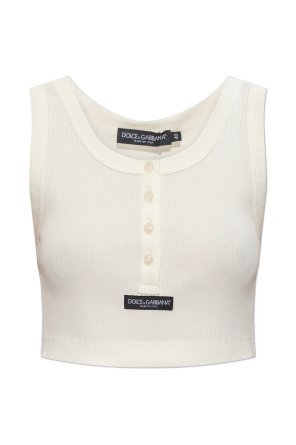 Short sleeveless top
