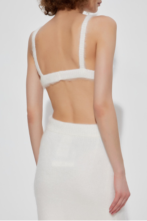 Alessandra Rich Wełniany biustonosz