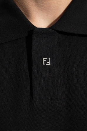 Fendi Polo con aplicación en forma de logo