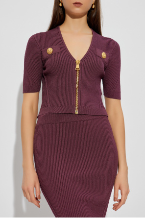 Balmain Top con botones decorativos