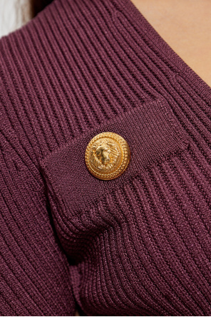 Balmain Top con botones decorativos