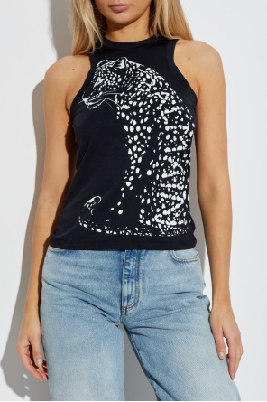 Balmain Top with animal motif