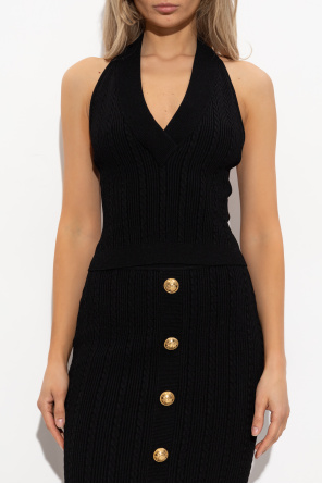 Balmain Top para el cuello