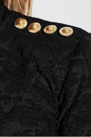 Balmain Top with a stand-up collar