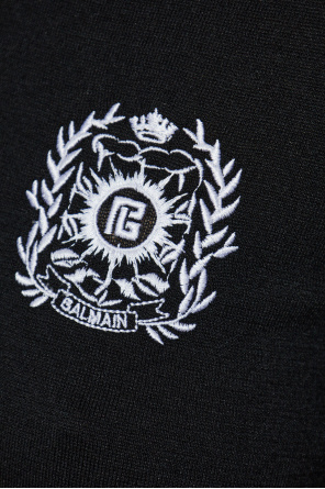 Balmain Top with embroidered logo