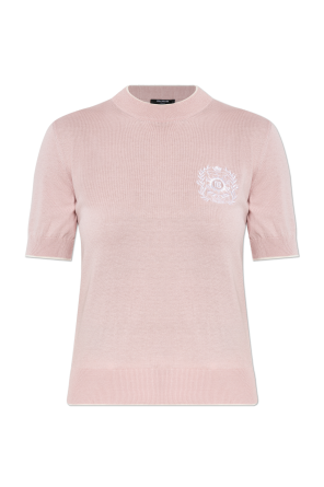 Top with embroidered logo