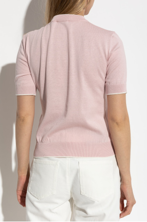 Balmain Top con logo bordado