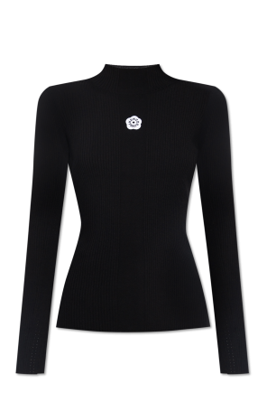 Top with a stand-up collar