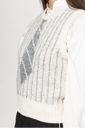 Kenzo Kamizelka z lureksową nicią