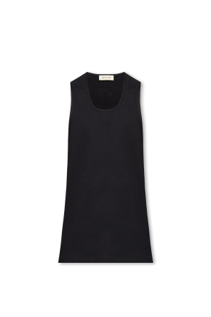 Sleeveless t-shirt od flared or in jacket form