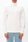 Acne Studios WHITE Turtleneck sweater with logo