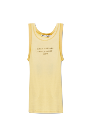 Ribbed sleeveless top