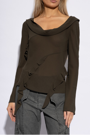 Acne Studios Top with ruffles
