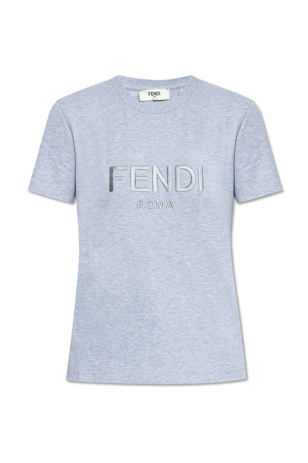 Fendi T-shirt with embroidered logo