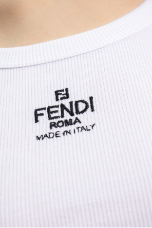 fendi skirt Top with logo