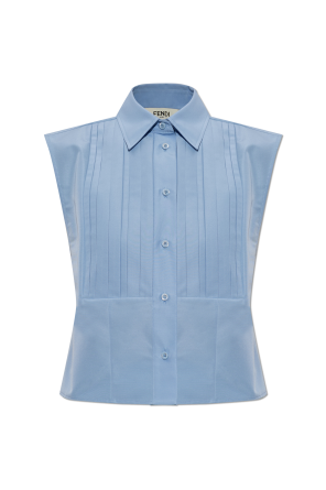 Pleated vest