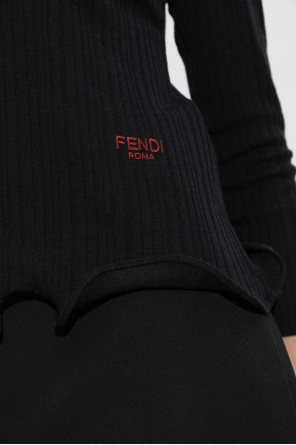 Fendi Top finished with a ruffle