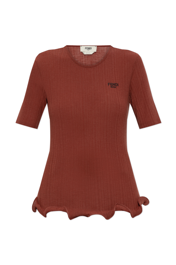 Top finished with a ruffle, zdjęcie 1 Top finished with a ruffle od Fendi