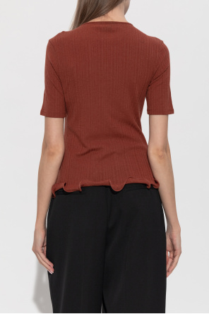 Fendi Top finished with a ruffle