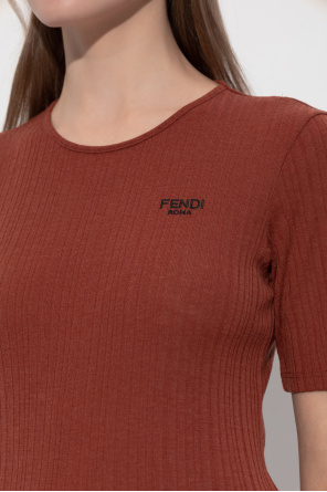 Fendi Top finished with a ruffle
