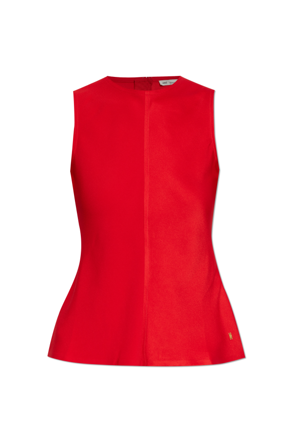 Ami Alexandre Mattiussi Top mit Steppnähten