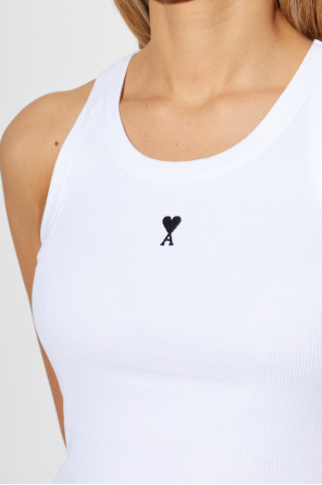 Ami Alexandre Mattiussi Top with embroidered logo