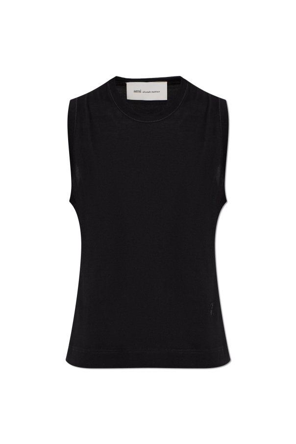 Top with embroidered logo od Ami Alexandre Mattiussi