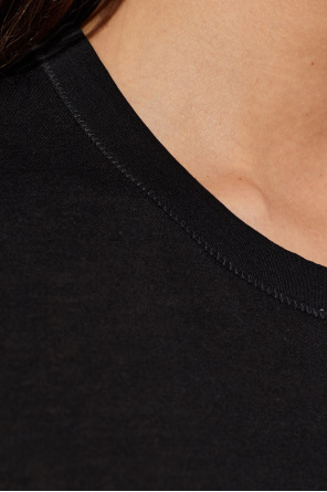 Ami Alexandre Mattiussi Top con logo bordado